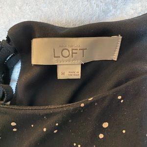 Black and Gold Loft Dress- Medium